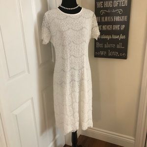 MissJoy white lace dress